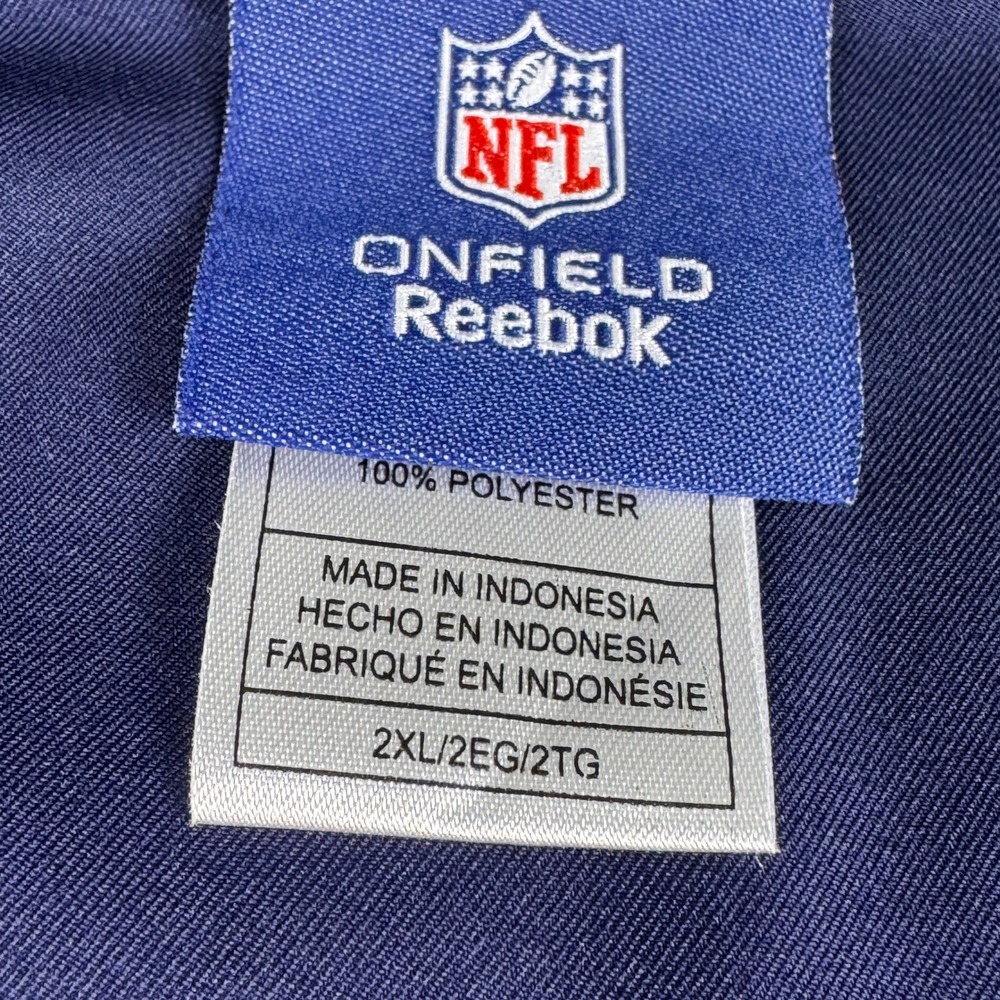 Vintage St. Louis Rams Reebok NFL Onfield Button Up Shirt 2XL Extra Large Mens - Picture 4 of 13